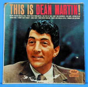 THIS IS DEAN MARTIN LP 1958 MONO ORIGINAL PRESS NICE CONDITION! VG/VG!!A - Picture 1 of 5