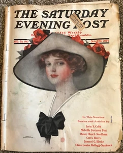 1913 AUGUST 30 SATURDAY EVENING POST MAGAZINE - FULL PAGE COLOR ADS - O10952 - Picture 1 of 2