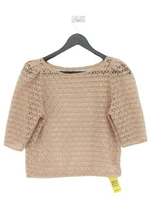 American Apparel Women's Top S Cream 100% Polyester Basic - Picture 1 of 5
