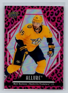 2022-23 Upper Deck Allure #9 Matt Duchene  -Pink Leopard SP 1:225-Predators - Picture 1 of 2