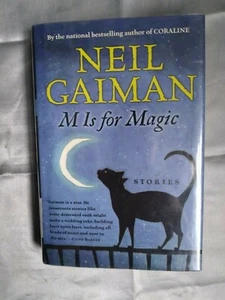 📕📖NEIL GAIMAN - M is for MAGIC  [hard cover] - Picture 1 of 2