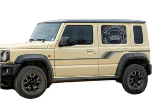 2 PCS Graphics Car Side Sticker For Suzuki Jimny XL Wagon JC74 4 Door Stripes - Picture 1 of 5