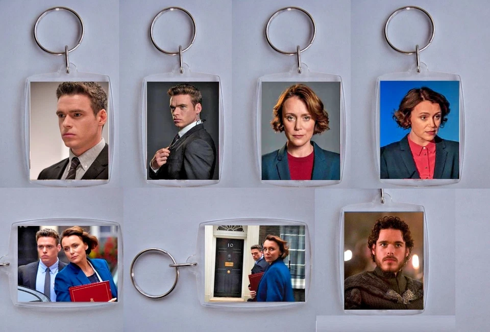 Bodyguard TV Series,  Photo Keyrings / bag tag, clear plastic, - Immagine 1 di 1