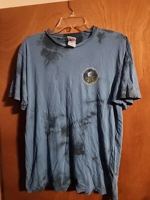 RipNDip Blue Tie-Dye Mushroom Cat T-Shirt Large L Space Program High AF 2 Sided - Image 1 of 4