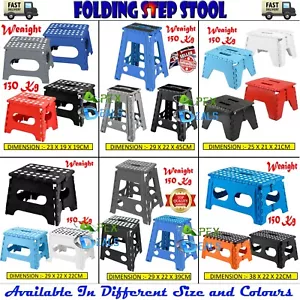 Multi Purpose Folding Step Stool Easy Storage Handy Home Kitchen Stepstool 150kg - Picture 1 of 69