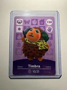 Nintendo Animal Crossing Amiibo Card - Series 2 #158 - Timbra - w/ Toploader - Picture 1 of 1