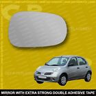For Nissan Micra K12 wing mirror glass 03-09 Right Driver side Spherical