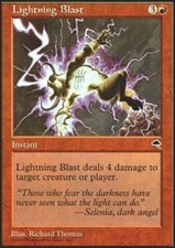 Lightning Blast X4 (Tempest) MTG (NM) *CCGHouse* Magic