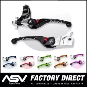 ASV F4 ATV Quad Clutch and Brake Lever Pair Pack Yamaha YFZ450 (03-06) - Picture 1 of 14