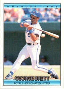 1992 Donruss Baseball 143 George Brett