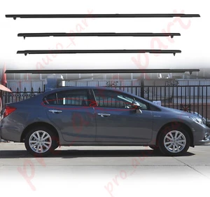For Weather Strip Window Moulding Trim Seal Belt 4PCS For 2006-2011 Honda Civic - Picture 1 of 8