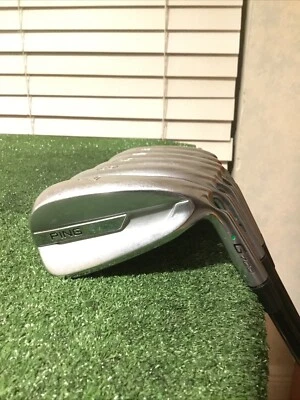 Ping G700 Green Dot Irons Set 7-PW-GW-SW Regular Alta CB AWT Graphite Shafts - Image 1 of 4