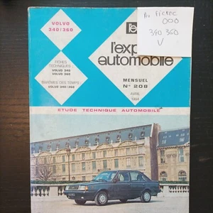 Revue technique VOLVO 340 360 1.4 2.0  L DL GL GLS GLT GLE RTA 340 360 2000 1400 - Picture 1 of 20
