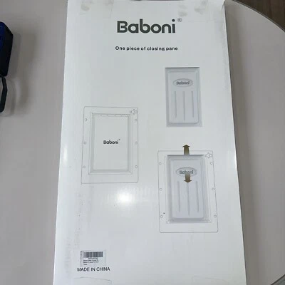 Cubierta de puerta para mascotas con panel de cierre de metal Baboni (X-grande) para puerta para mascotas Baboni X-grande Foto 1 de 4