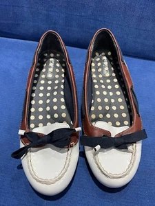 Sperry Top Sider Navy Blue Patent Leather Loafers Size 6 Women’s - Picture 1 of 9