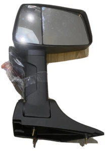 Towing Mirror For 1992-1998 Ford E-350 Econoline Left with Signal Light Black - Picture 1 of 7