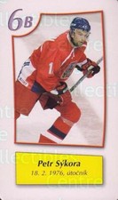 2005-06 Czech Bonaparte National Team #6B Petr Sykora