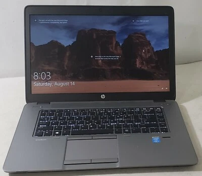 HP EliteBook 850 G2 i5-5300U 2.30GHZ 8GB RAM 128GB SSD Win10 Pro - Image 1 of 4