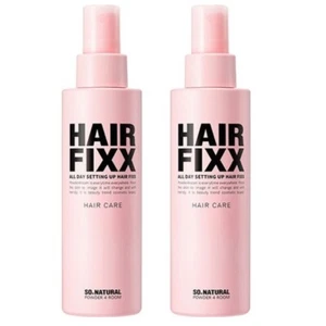 SO NATURAL  All Day Setting Up Hair Spray Fixer, 155ml (5.24oz) x2ea Healthy Sca - Picture 1 of 18