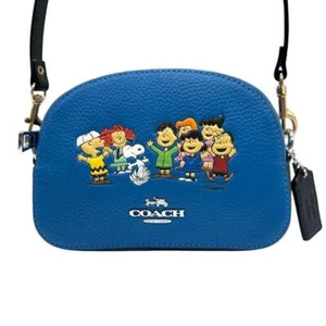 COACH Peanuts Snoopy collabo shoulder Camera bag Crossbody - Picture 1 of 10