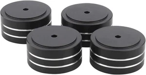 4pcs 40x20mm Aluminum Insulated Feet for Solid Hi-Fi Turntable - Picture 1 of 8