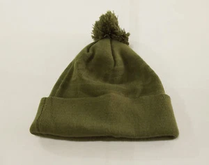 Pow Glove Co. Men's Chief Pom Beanie SV3 Military Olive One Size NWT - Picture 1 of 3