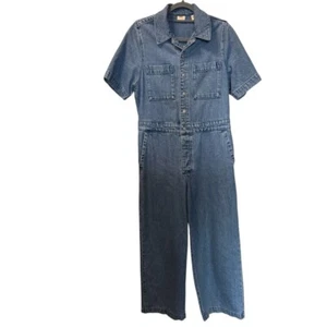 Mono vaquero de manga corta Levi's Heritage para mujer con botones delanteros azul S - Imagen 1 de 7