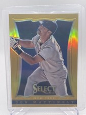 2013 Select Gold PRIZM /25 - Don Mattingly - NM/MINT+