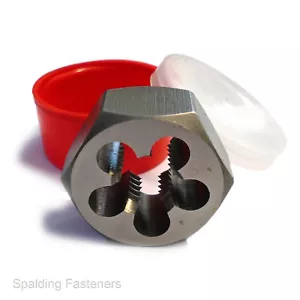 METRIC FINE PITCH THREAD HSS HIGH SPEED RE THREADING HEXAGON DIE NUT TAPS - Picture 1 of 1