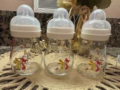 MAM Premium Glass Baby Bottles, O+ Months, 6oz, Pack 3- Without Box - Image 1 of 3