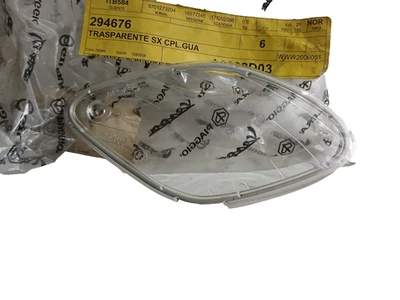 LENTE TRASPARENTE ANTERIORE SINISTRA PIAGGIO NRG RST MC 2 ORIGINALE  294676-7 - Immagine 1 di 4