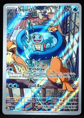 Squirtle #148 NM-M Pokemon Card - Image 1 of 4