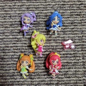 DokiDoki Pretty Cure figure key chain Lot 5 set mascot Japan anime m636 - Picture 1 of 6