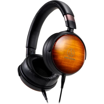 Audio-Technica Portable Over-Ear Wooden Headphones Flame Maple - Image 1 of 4