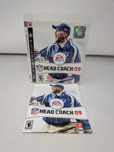 Sony Playstation 3 PS3 EA Sports Head Coach 09 2009 Juego Completo CIB Manual - Imagen 1 de 3