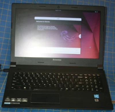 Lenovo B50-80 Laptop Intel Celeron CPU 3215U 1.7GHz 4GB RAM 240GB SSD UBUNTU - Image 1 of 4
