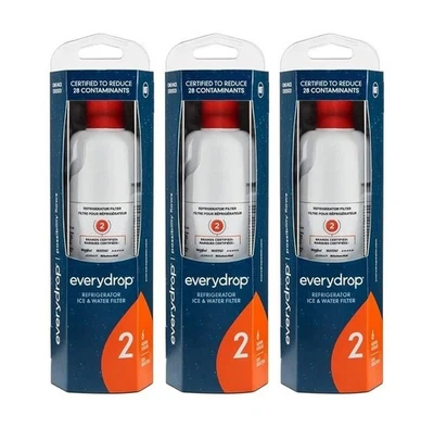 3 PACK ΕDR2RXD1 Refrigerator Wate Filter 2 Replacement New FREE SHIP - Image 1 of 3