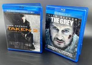 Blu-Ray LOT Liam Neeson Bundle (The Grey + Taken 2) - Picture 1 of 9