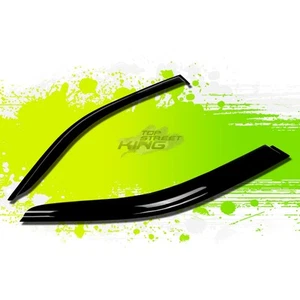 Viseras de ventana de acrílico ahumado resistentes a la intemperie para Nissan Frontier cabina extendida 05-18 - Imagen 1 de 11