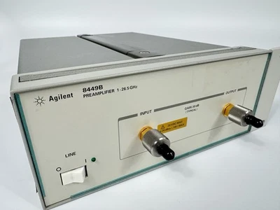 Preamplificador microondas Agilent 8449B 1–26,5 GHz 30 dB ganancia APC-3,5 funcionando bien Foto 1 de 4