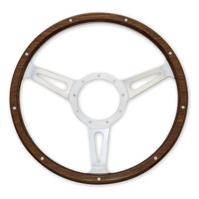 For Ford Mustang 65-73 3-Spoke Corso Feroce Shelby Style Wood Steering Wheel - Изображение 1 из 4
