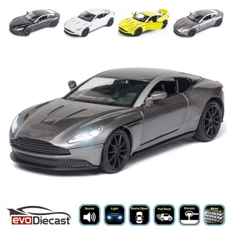 1:32 Aston Martin DB11 AMR Diecast Model Cars Pull Back Light Toy Gift For Kids - Image 1 of 1