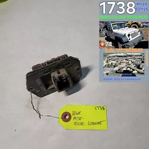 ⭐⭐OEM 2008-2011 JEEP WRANGLER BLOWER MOTOR RESISTOR GENUINE⭐⭐ - Picture 1 of 4