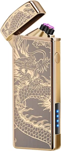 Gift Electric Plasma Lighter USB Rechargeable Windproof Flameless Arc Cigarette - Picture 1 of 7