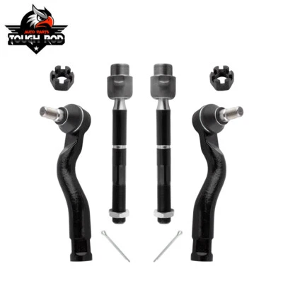 4pcs Front Inner and Outer Tie Rod Ends for Toyota Sequoia 2008 2009-2019 - Image 1 of 4