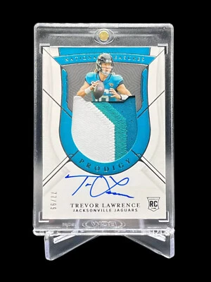 2021 PANINI NATIONAL TREASURES TREVOR LAWRENCE  PRODIGY RPA /99 PPA-TL - Image 1 of 2