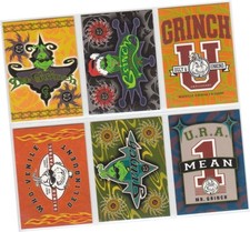 How The Grinch Stole Christmas - 6 Card "Extreme Grinch" Chase Set EG1-EG6 2000