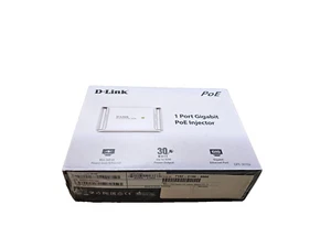 D-Link DPE-301GI Gigabit PoE+ Injector, 30 Watts, 802.3af/at Compliant, 100m - Picture 1 of 4
