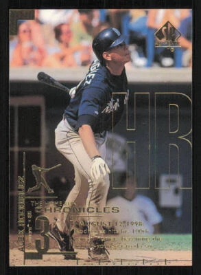 1999 SP Authentic Home Run Chronicles #HR15 Alex Rodriguez - Image 1 of 2
