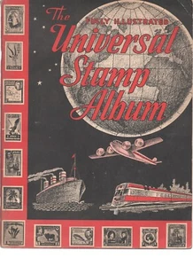1960 Universal Stamp Album Grossman VINTAGE ILLUSTRATED World - Picture 1 of 1